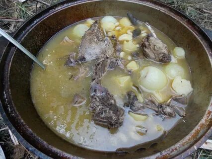 Шулюм в казане из говядины