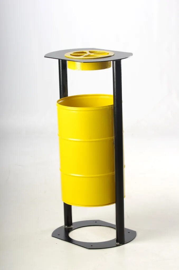 Желтая урна. Мусорка желтая на улице. Trash cans yellow green brown. Урна металлическая вертушкой 45л efor807. Желтый мусорный контейнер.