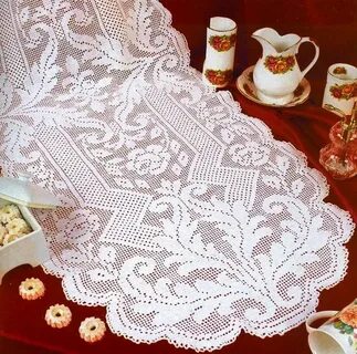 Скатерть крючком лусиана
