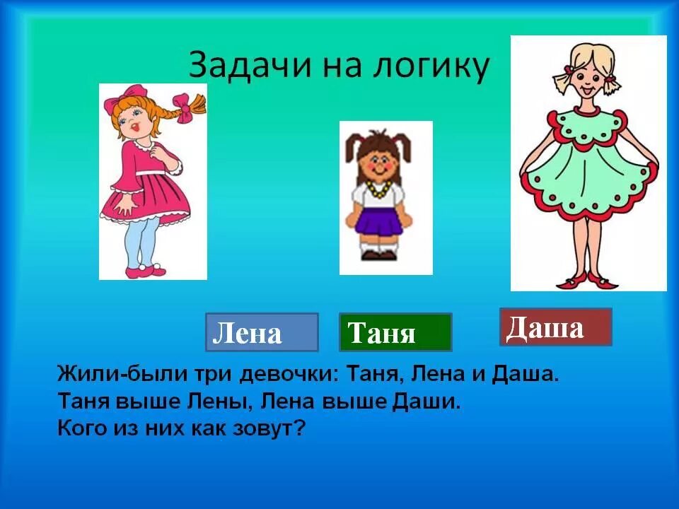 Сколько живут даши. Задачи на логику. Лёгкие задачи на логику. Логические задачки. Интересные задачки на логику.