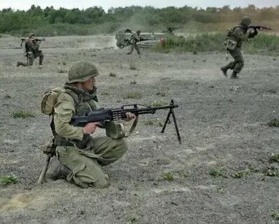 Мотострелковый взвод в бою