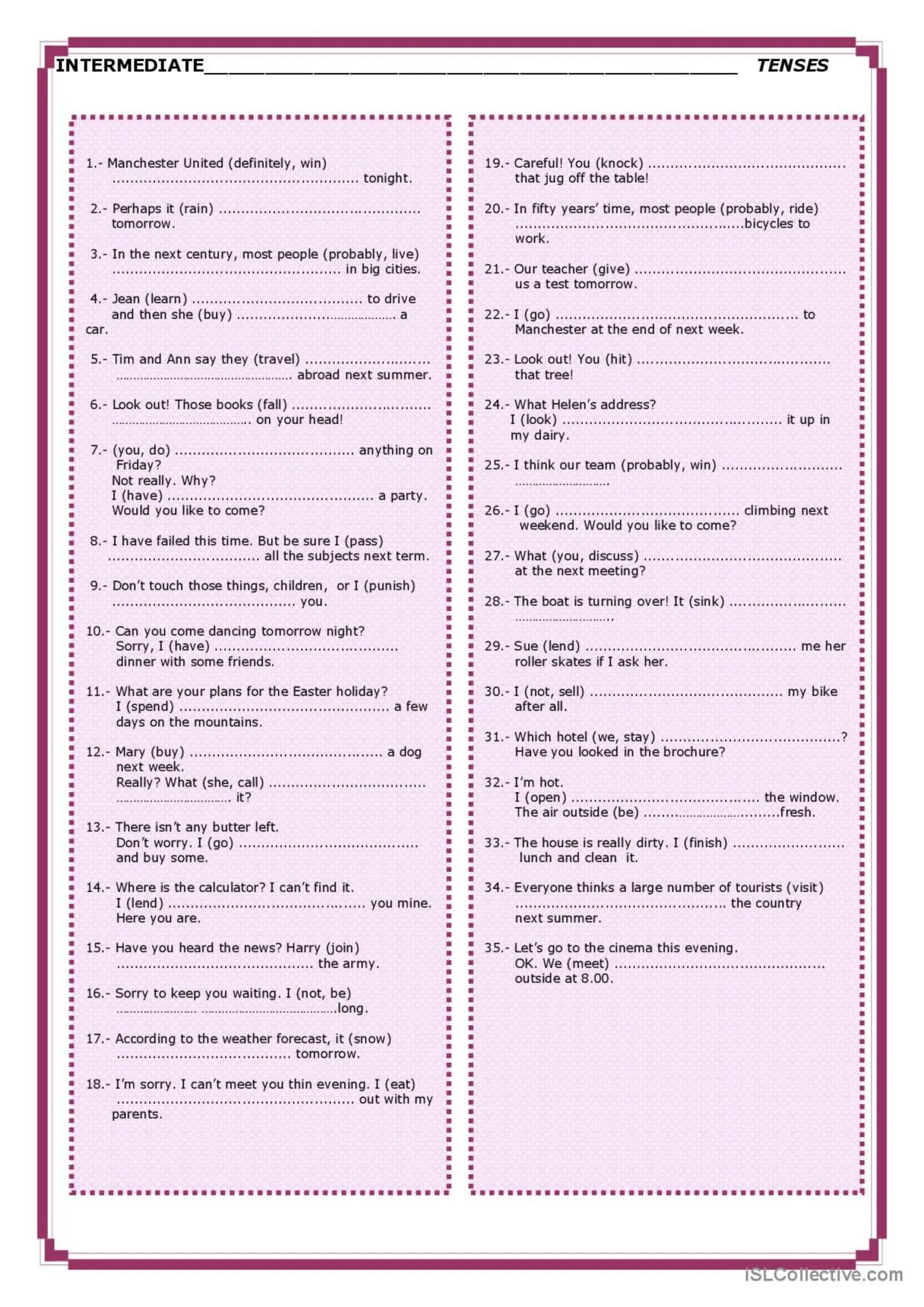 Revision intermediate. Tenses intermediate. grammar worksheets intermediate. tenses test intermediate. mixed tenses intermediate.