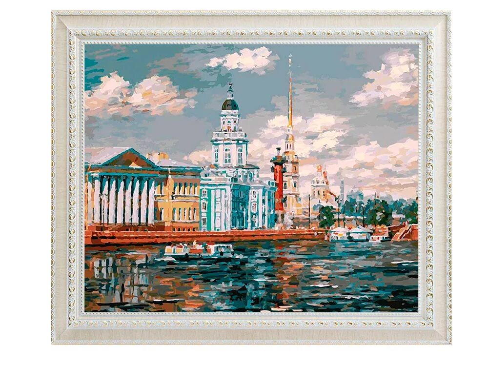 Картина по номерам "Грифоны Банковского моста" 038-AB Белоснежка 40x50 - купить 