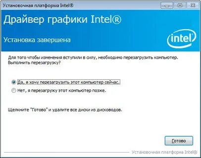 Драйвер графики intel для windows 10