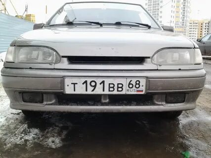 Передние туманки ваз 2114