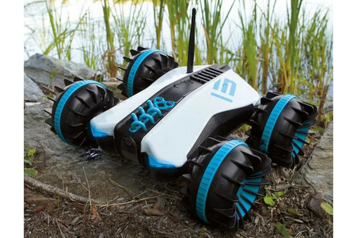 Вездеход андроид. Rover land and sea amphibious vehicle. радиоуправляемый вездеход. плавающий вездеход. вездеход игрушка.