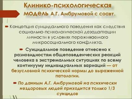 Клинико психологическая характеристика