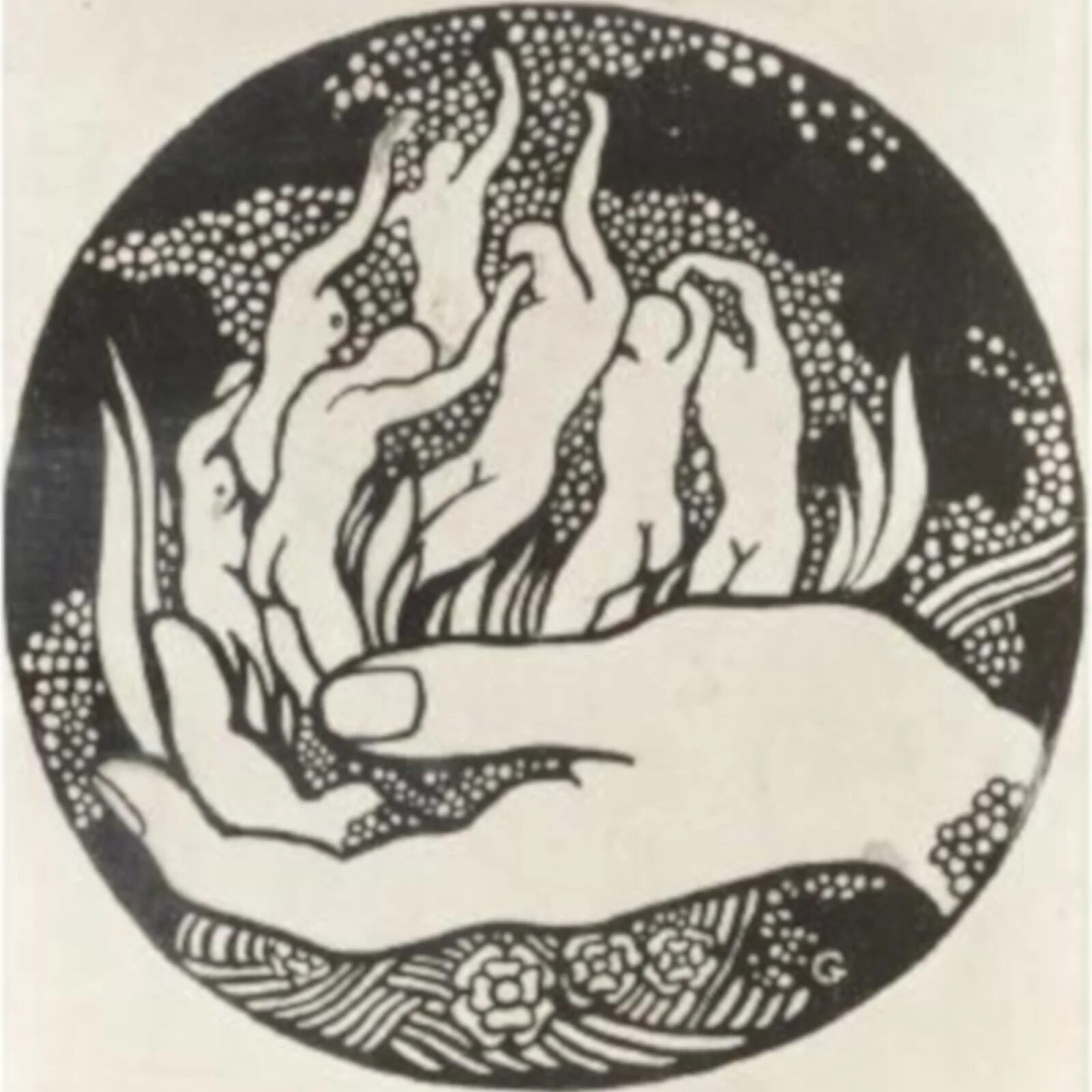 Idea 9 gibran. Халиль джебран картины. hand art khalil gibran.