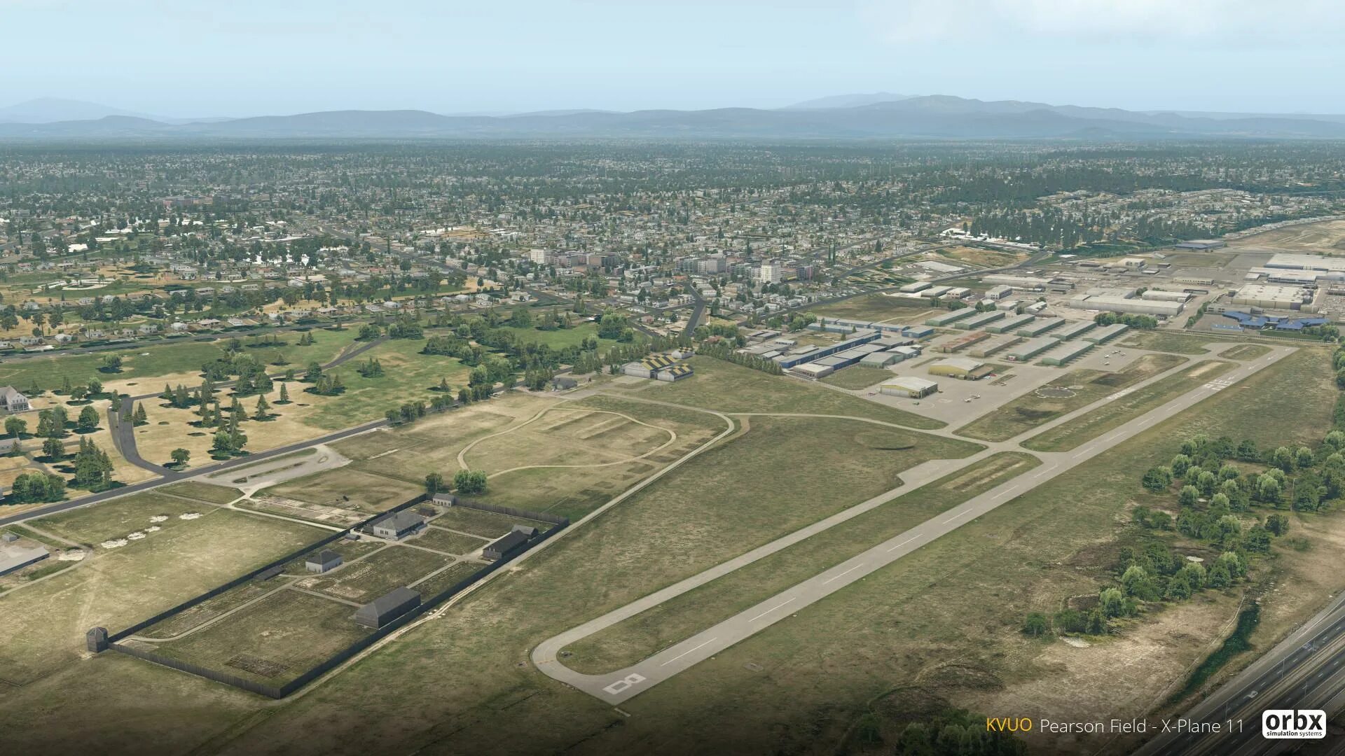 Pearson field. Черные квадраты ORBX. NW Airfield. X field