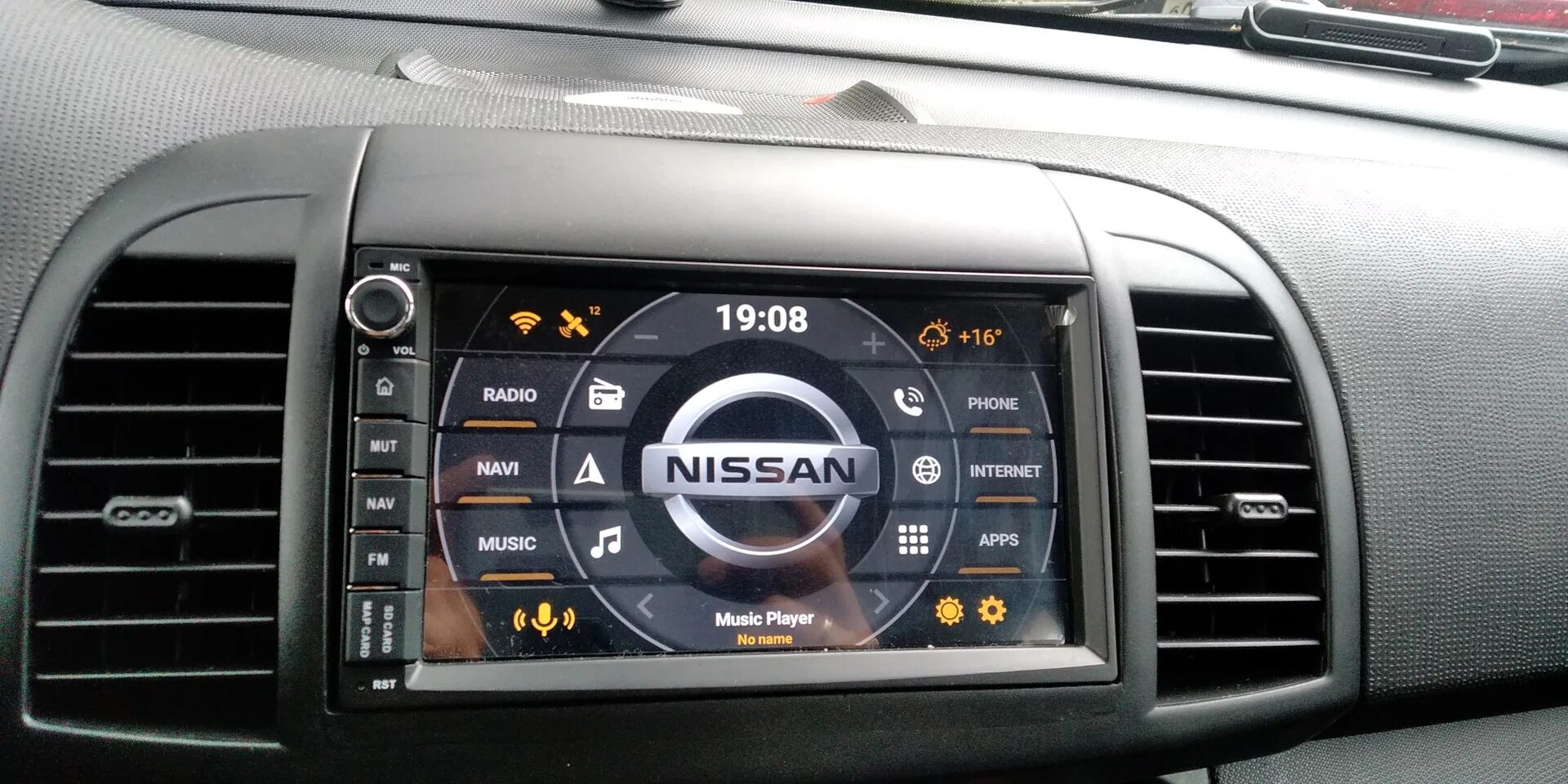 Android 12 для магнитолы. 2din Nissan Micra k12. 2din магнитола для Nissan Micra k12.