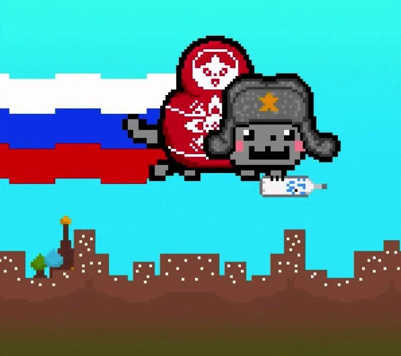 Россия кэт. Русский нян Кэт. Нян Кэт СССР. Nyan Cat с флагом России.