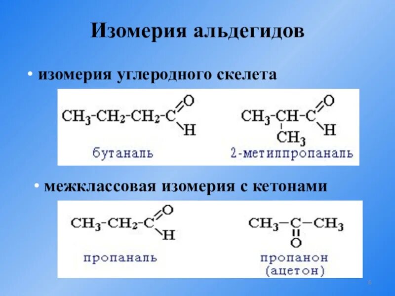 Бутаналь класс