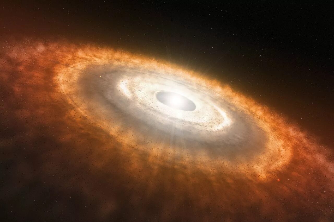 Что было до появления планет. Газопылевое облако солнечной системы. Протопланетный диск солнца. As 209 протопланетный диск. Зарождение солнечной системы.