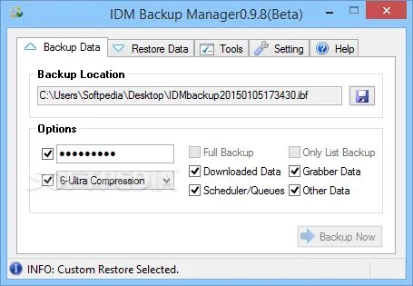 Backup manager