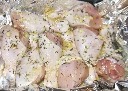 Рецепт вкусной курицы в фольге