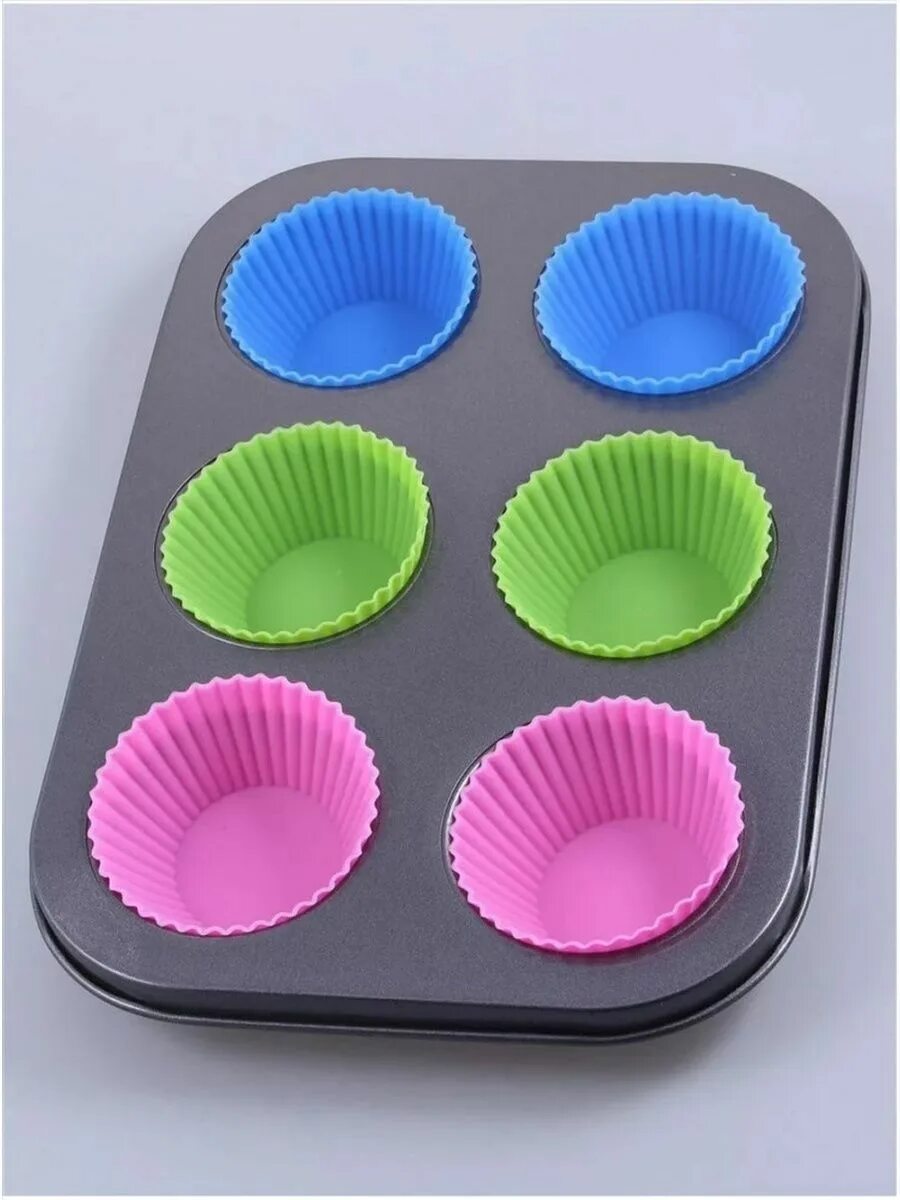 Форма для выпечки разъемная 26см. Форма для выпечки со съемным дном 20x5. Форма для запекания силиконовая. 6 см. Форма для выпечки кексов 6х2 см.