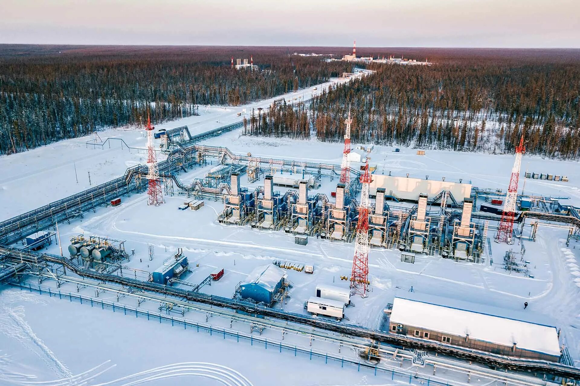 Добыча газа в восточной сибири