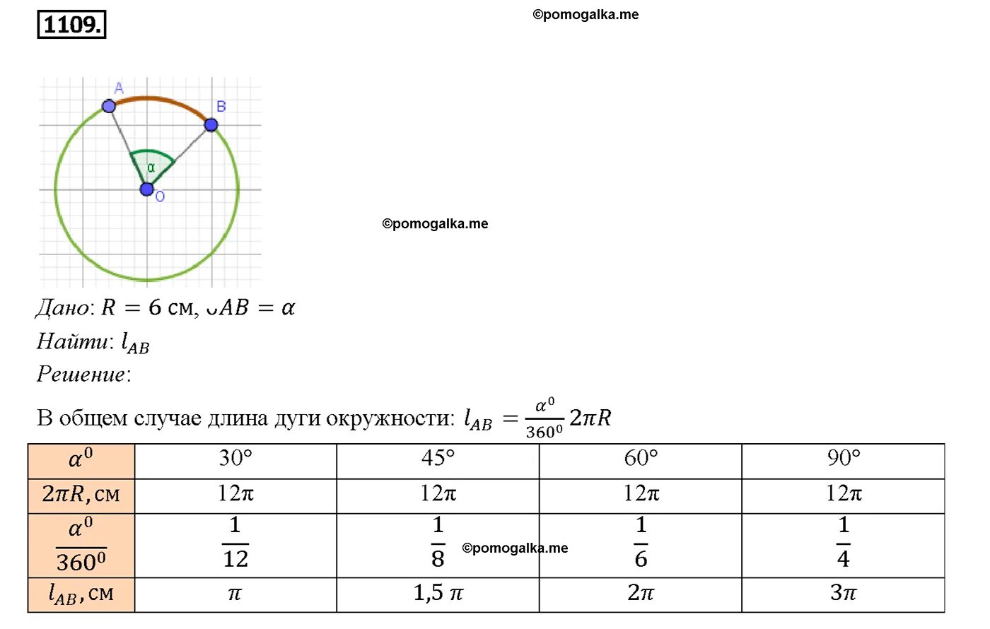 Тест длина окружности 9 класс. Площадь круга 9 класс. Геометрия номер 1109. Номер 1109 по геометрии 9 класс. Длина окружности 9 класс презентация Атанасян.