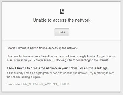 Err access