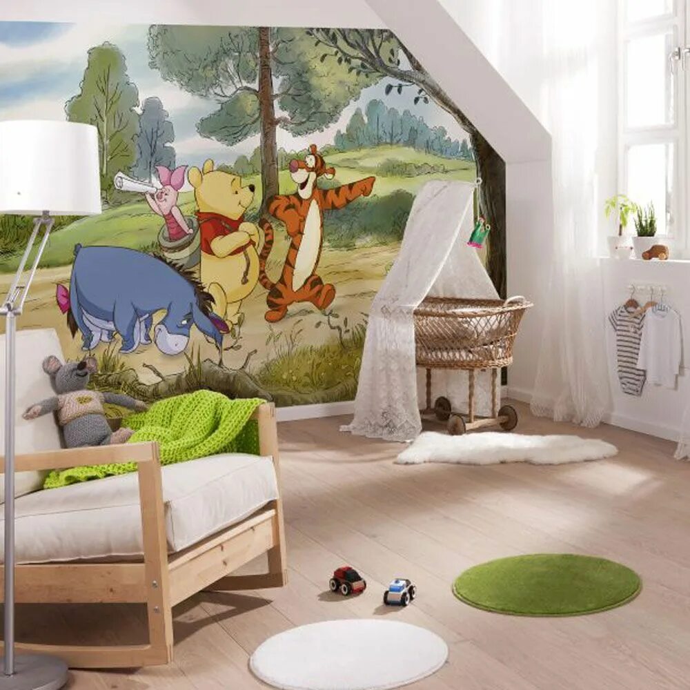 Комната винни пуха. 3д наклейки для детской комнаты. Домик винни пуха дисней. Дом винни пуха внутри мультик. Детская комната винни пух.