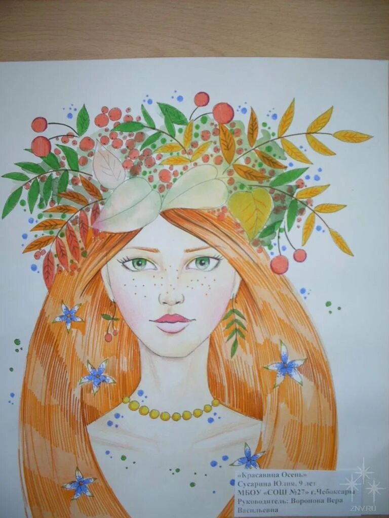 Рисунки 4 класса девушек