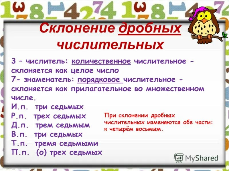 Чем отличаются числительные от других частей речи. Примеры числительных в русском языке. Числительное 6 класс. Числительные правило 6 класс. Дробные количественные числительные.