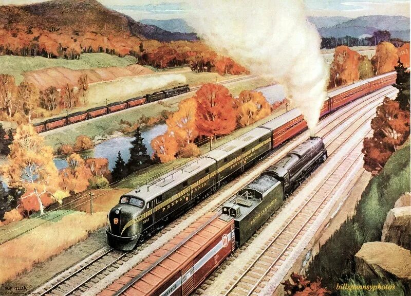 Железные дороги 3 класс. Пенсильванская железная дорога. Пенсильванская магистраль. Пенсильванская железная дорога Джон Стивенсон. Картина железная дорога Смирнов б 1951 г.