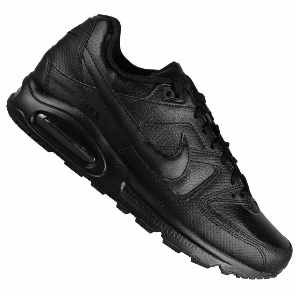 Найки кожаные черные. Nike Air Max Command Leather Black. Nike Air Max кожаные мужские. Nike Air Max Command кожаные. Nike Air Max черные кожаные.