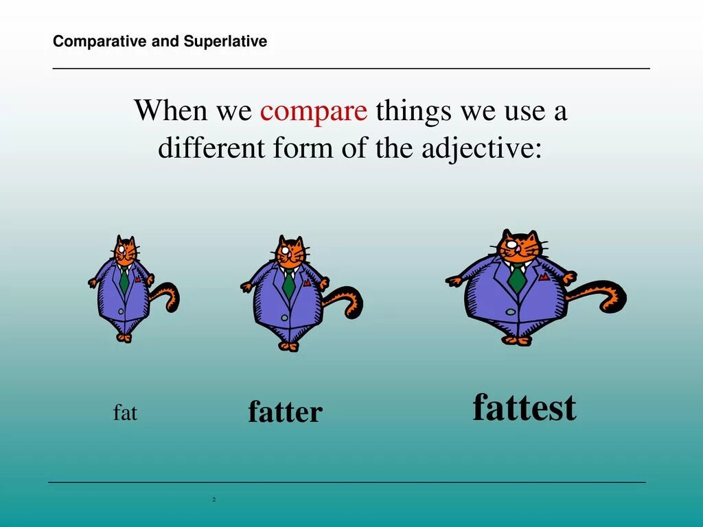 Fat comparative