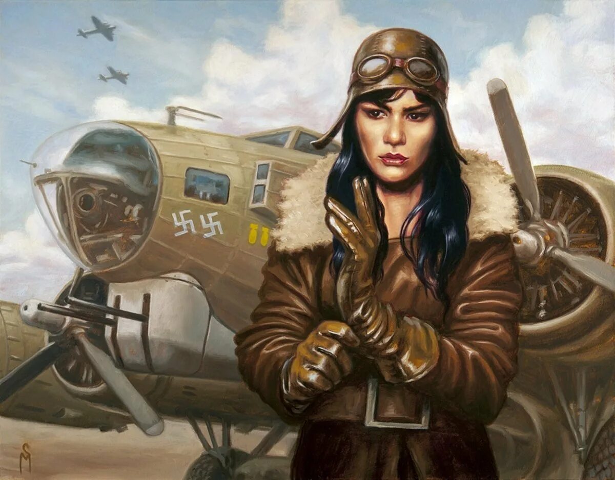 Авиатор играть pin up aviator. Ночные ведьмы арт летчицы. Летчица дизельпанк. Летчик Авиатор арт. Девушка пилот.