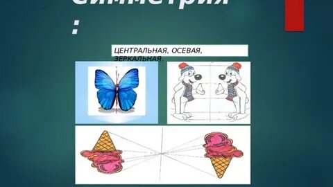 Центральная и осевая симметрия 6 класс мерзляк