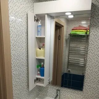 Шкаф с подогревом в ванную