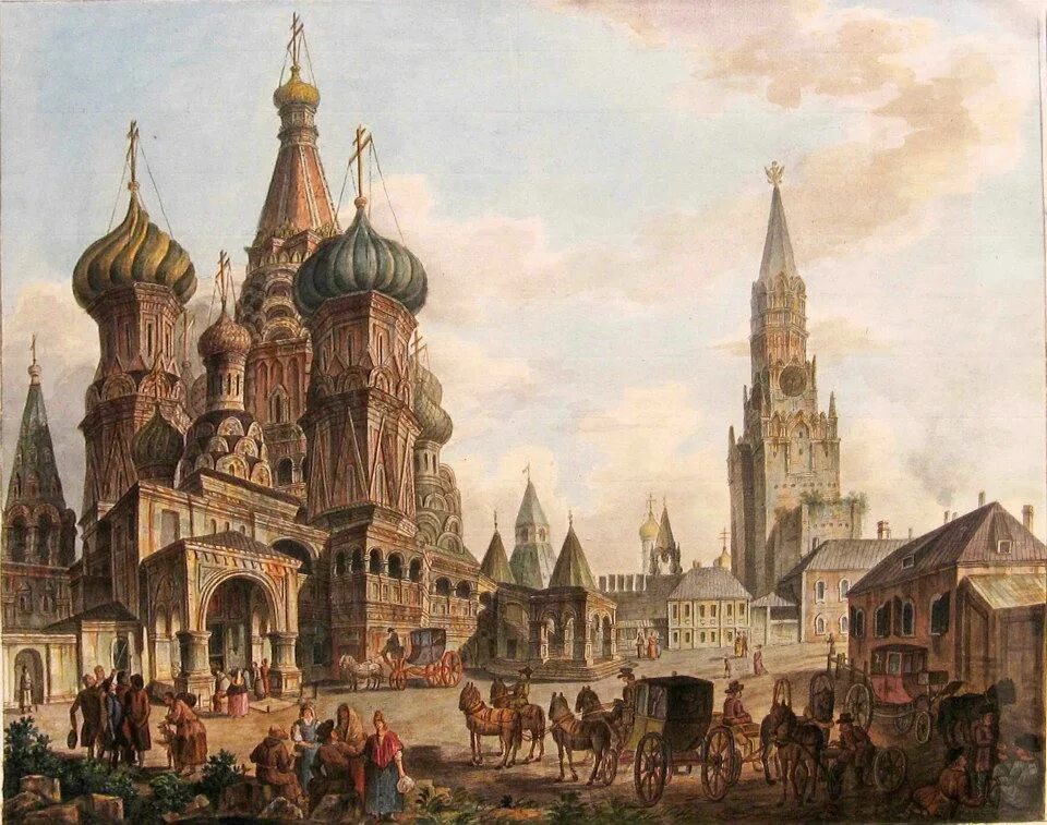 Храм Василия Блаженного 16 век.