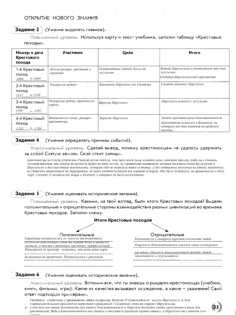 История параграф 6 ответы