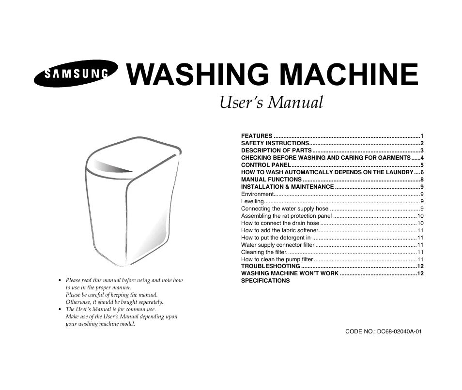 Как пользоваться стиральной машиной самсунг. Стиральная машинка самсунг SW 725 FP. Стиральная машина Samsung SW 725 FP инструкция. Стиральная машина Samsung dc68. Машинка стиральная Samsung user manual.