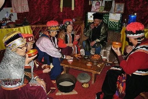Калмыки традиции