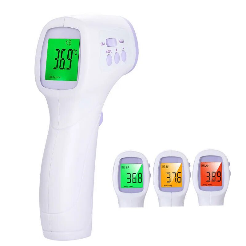 Бесконтактный термометр медицинский ИТ-2020. Термометр электронный инфракрасный. Термометр электронный инфракрасный бесконтактный. Инфракрасный термометр №2, 16см, пластик.