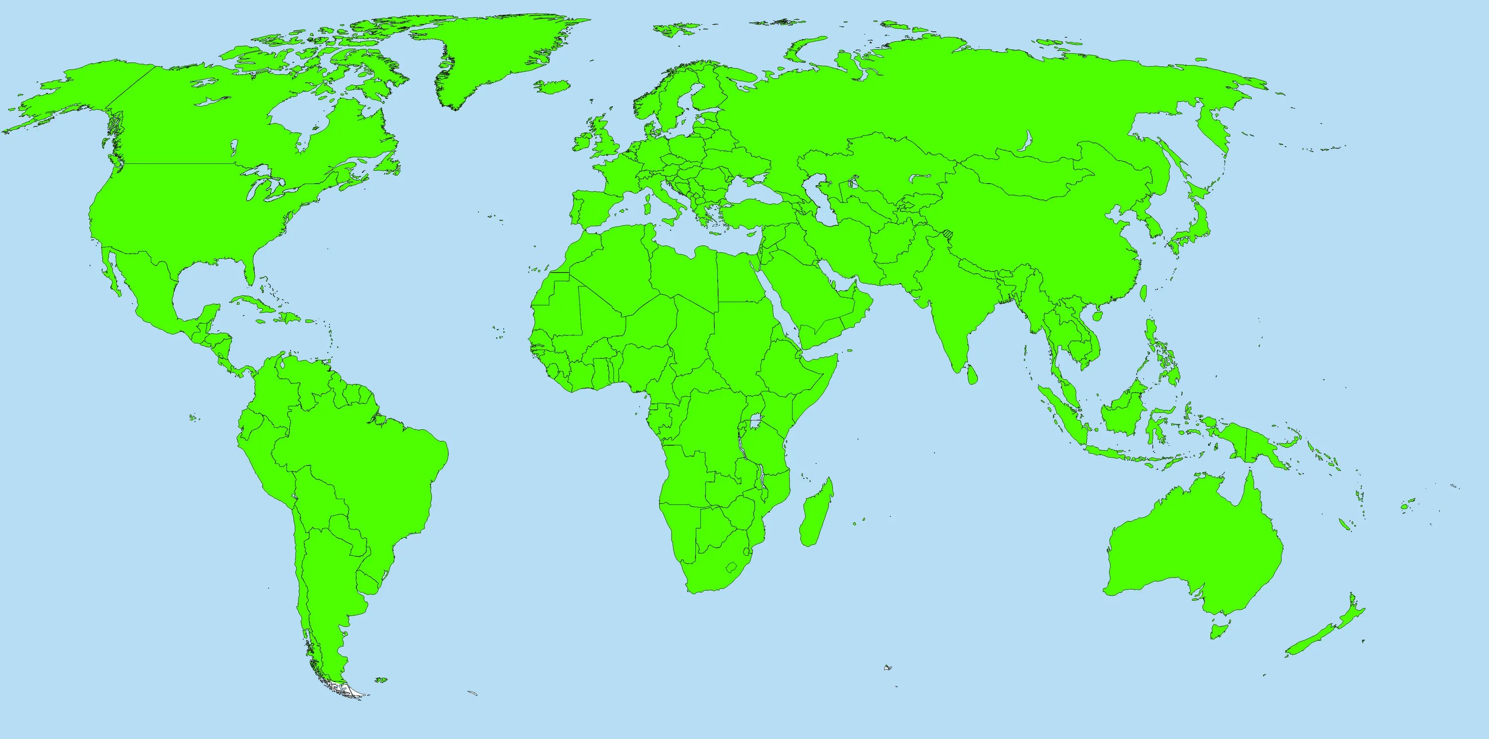 Карта планеты. 7 country s