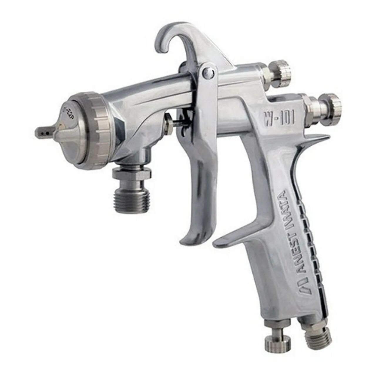 Краскопульт нижняя подача. Iwata w200. Asturomec 6011 hte. 4. Краскопульт пневматический с удлинителем.