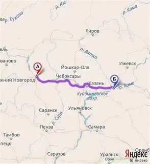 От нижнего новгорода до украины сколько километров
