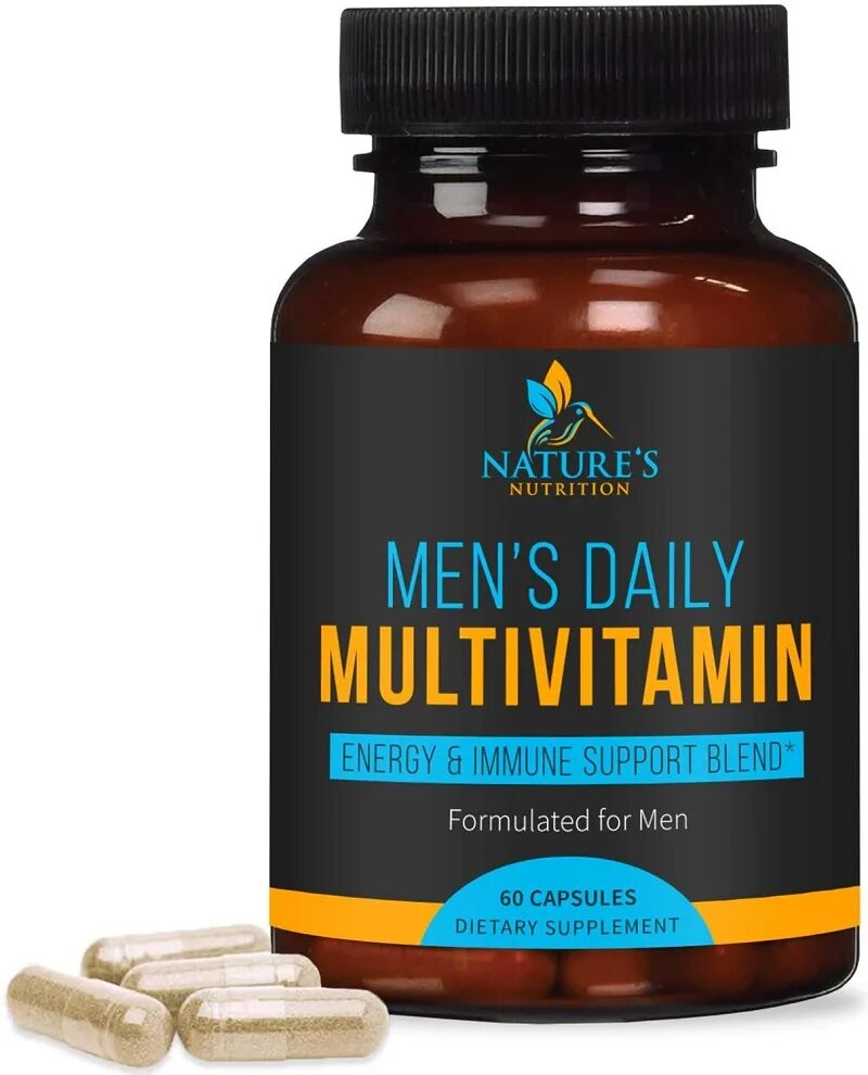 Natures Nutrition Mens Daily 60 капс. Natures Nutrition Womens Daily Multivitamin (60капс). Мультивитамин для мужчин. Daily men витамины.
