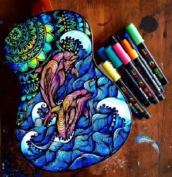 Как расписать фломастер. Роспись ткани перманентным маркером. Идеи для артов. Роспись маркером. Маркер по ткани эддинг.