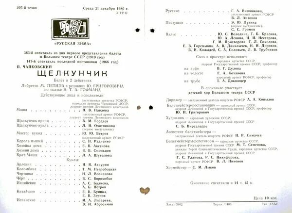 Программка театра щелкунчик. Программка балета щелкунчик. программка щелкунчик большой театр. театральная программка к балету щелкунчик. либретто к балету щелкунчик действующие лица.