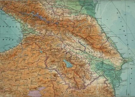 Горы на географической карте