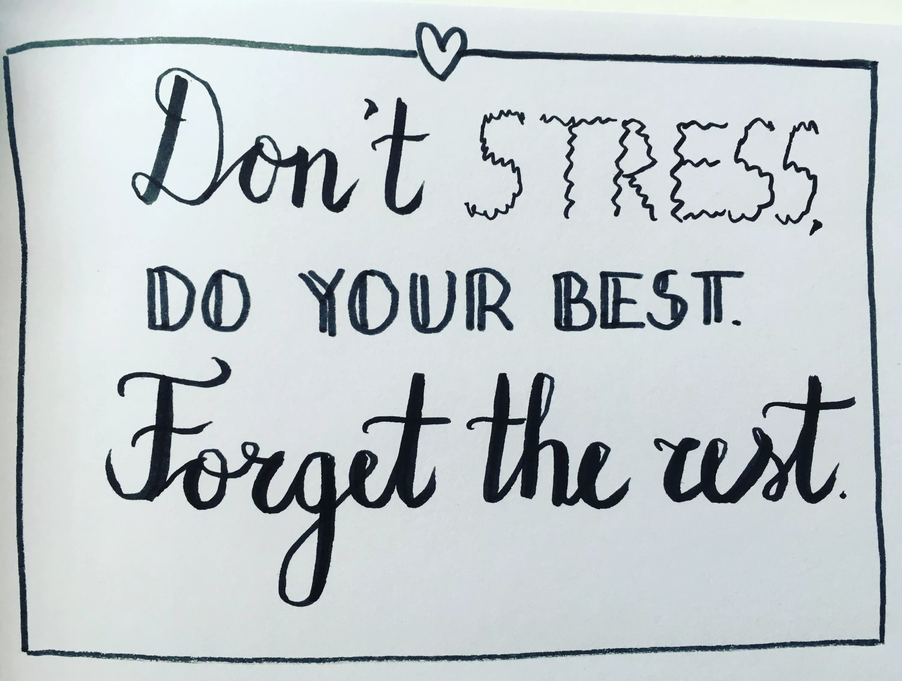 Do your best. Don't стресс. Don't stress do your best. Блокнот dont stress do your best.