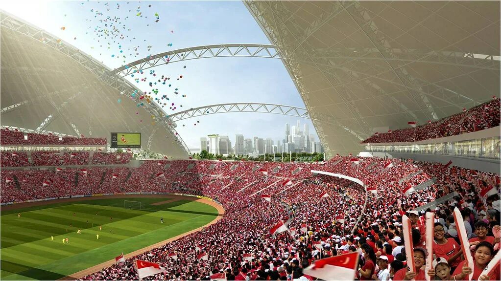 Закрытие стадиона. Стадион SPORTSHUB. Singapore National Stadium. Сингапур Спортс хаб. Национальный стадион Бахрейна (Риффа).