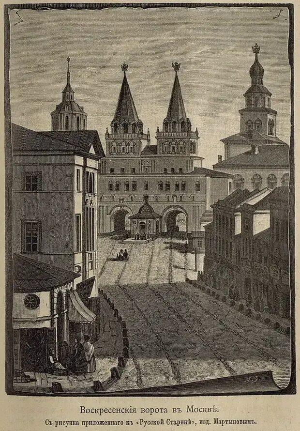 Гравюры москвы