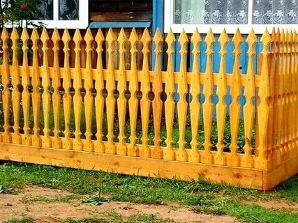 Красивый штакетник своими руками
