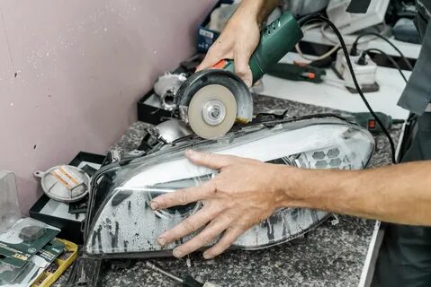 Как расклеить фару