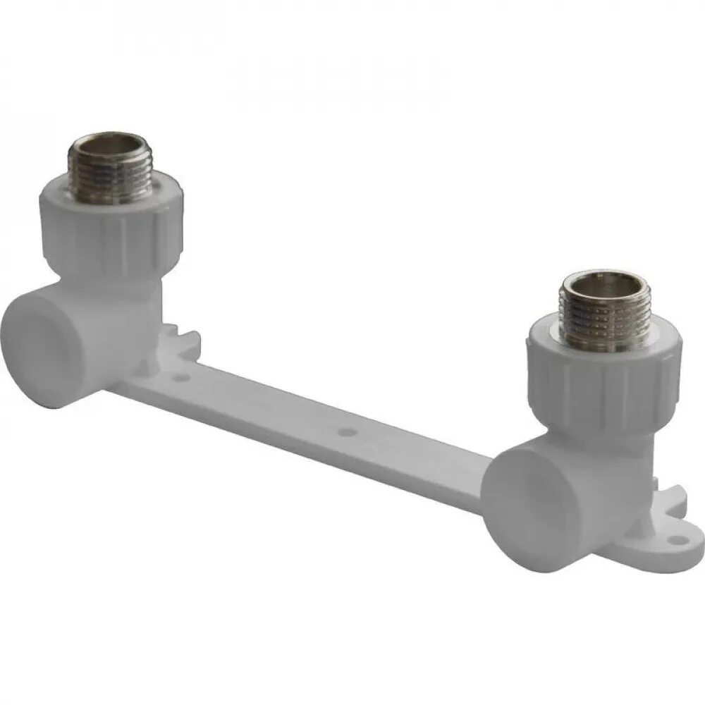 Р. Планка для смесителя ппрс 20 х 3/4" нар. Пп угольник двойной комб с креп вр 20х1/2. Водорозетка gf пресс сдвоенная 20х1/2"х20 вн. Полипропилен для душа.